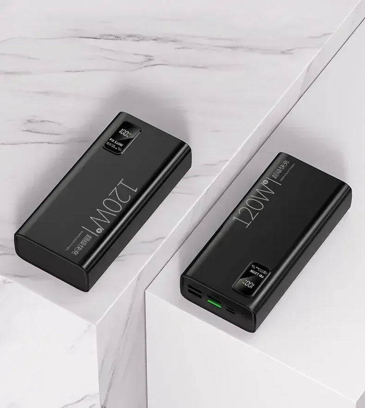 30000mAh 120W PD3.0 Power Bank with Display