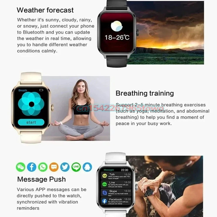 Smartwatch 1.83” HD Display with BT Call