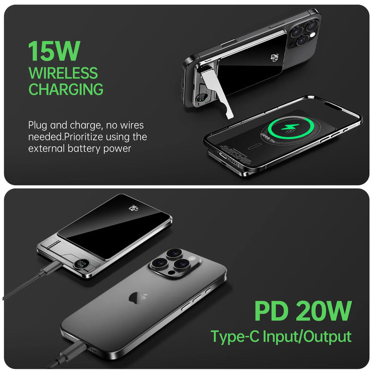 20000mAh PD20W Wireless Power Bank w/ Cable