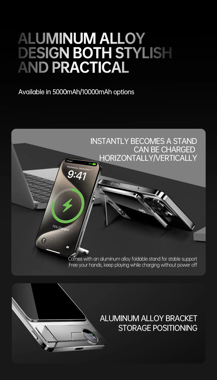 20000mAh PD20W Wireless Power Bank w/ Cable