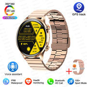 2025 AMOLED Smartwatch with GPS & Bluetooth