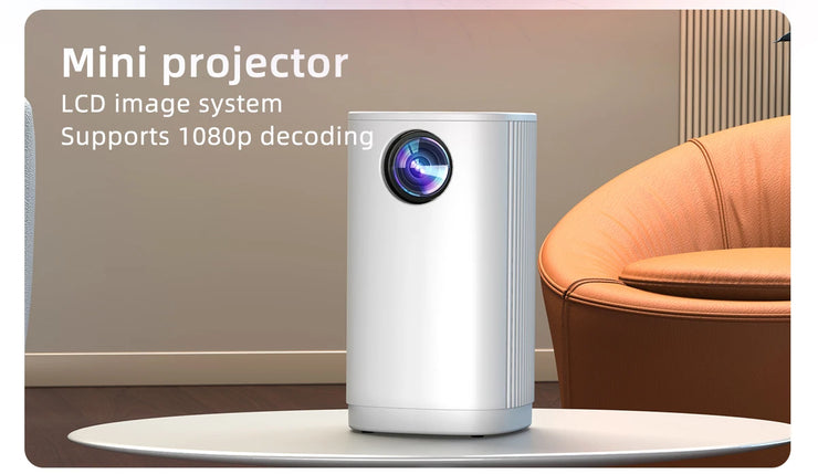 Mini Smart WiFi 4K Portable Projector