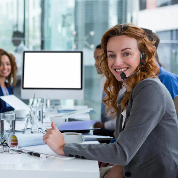 UHF Wireless Headset Microphone – Rechargeable