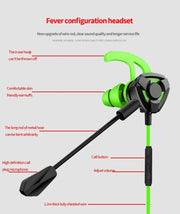 Wired Gaming Earbuds with Mic – Universal Headset