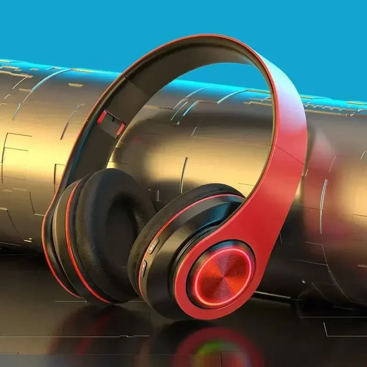 Wireless Gaming Headset w/ Mic & RGB Lights