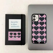 iPhone 7–16 Pro Max Y2K Love Heart Phone Case