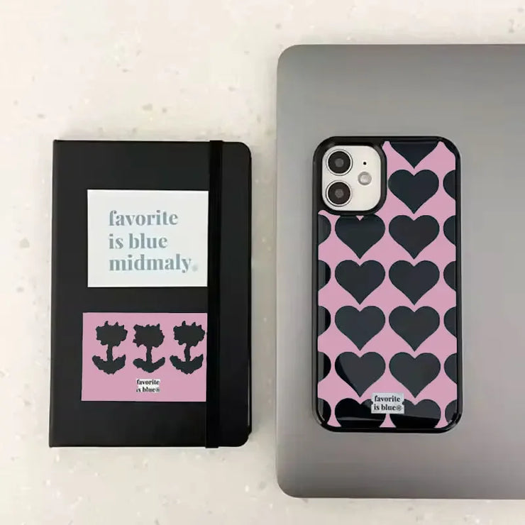 iPhone 7–16 Pro Max Y2K Love Heart Phone Case