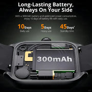 Waterproof Smartwatch with Fitness Tracker
