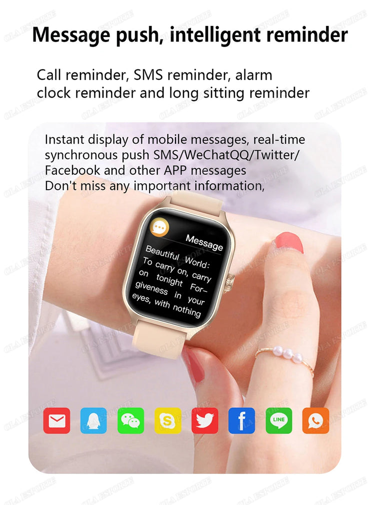 Smartwatch 1.83” HD Display with BT Call