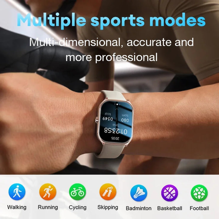 2.01'' AMOLED Smart Watch | Waterproof & Calls