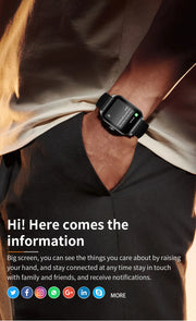 2.01'' AMOLED Smart Watch | Waterproof & Calls