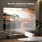 P30 Mini Smart Projector 720P 4K Android 11